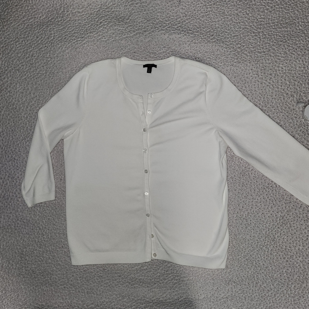 Talbolts Soft Cuddly , Cute White Cardigan - Picture 13 of 15